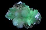 Fluorescent Hyalite Opal with Chalcedony - Mexico #266366-1